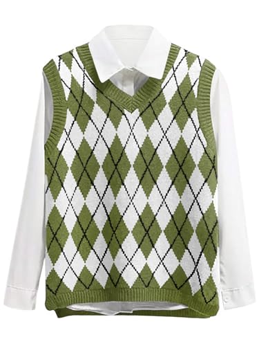Re:qual≡ リコール Handmade argyle knit vest 417n+sdJcSL.jpg